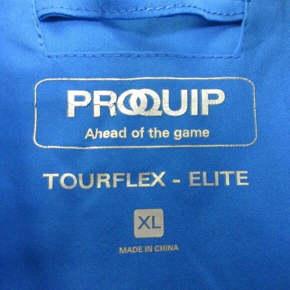 ProQuip Tourflex Elite Men's Golf Jacket Top XL Blue Breathable Waterproof 464 - Picture 3 of 10